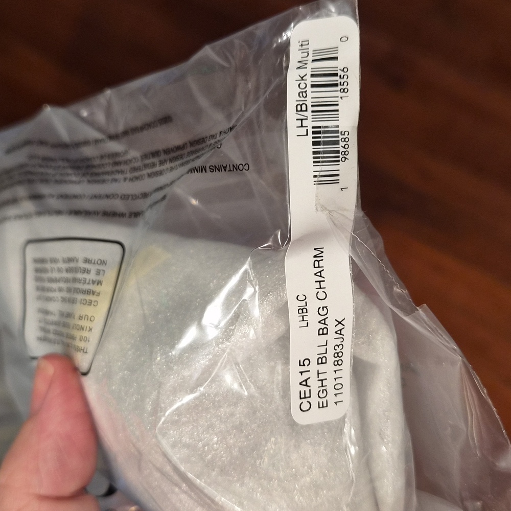 Coach Eight Ball Bag Charm CEA15 - Picture 5 of 7